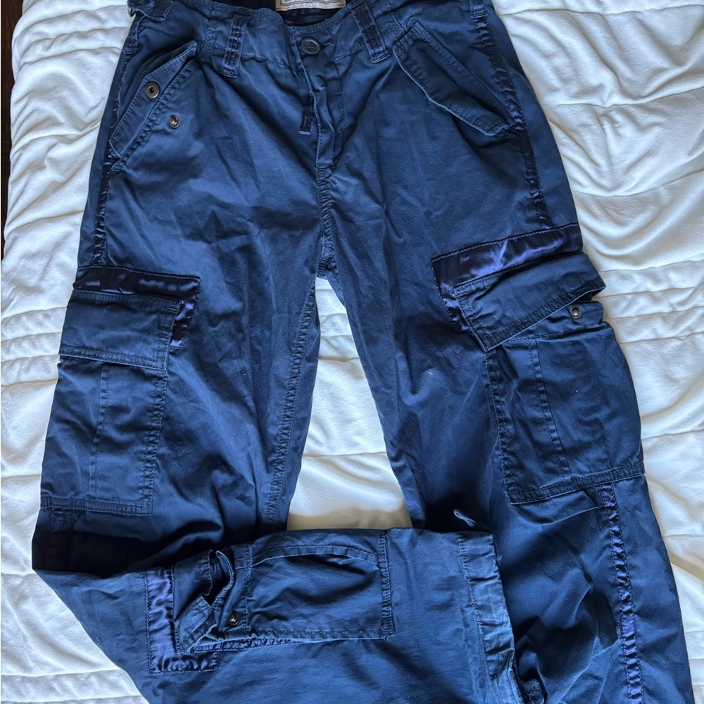 Abercrombie & Fitch Navy Cargo Pants